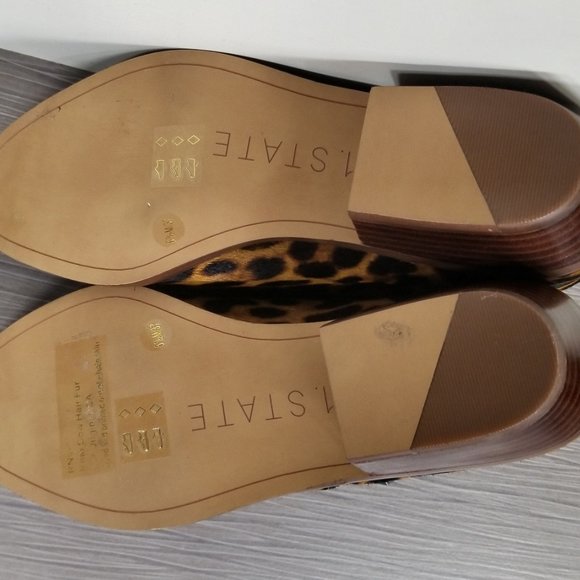 1. STATE Rosita Side Zip Ankle Bootie, Leopard Print, Womens Size 6.5 M / 37 - Picture 9 of 10